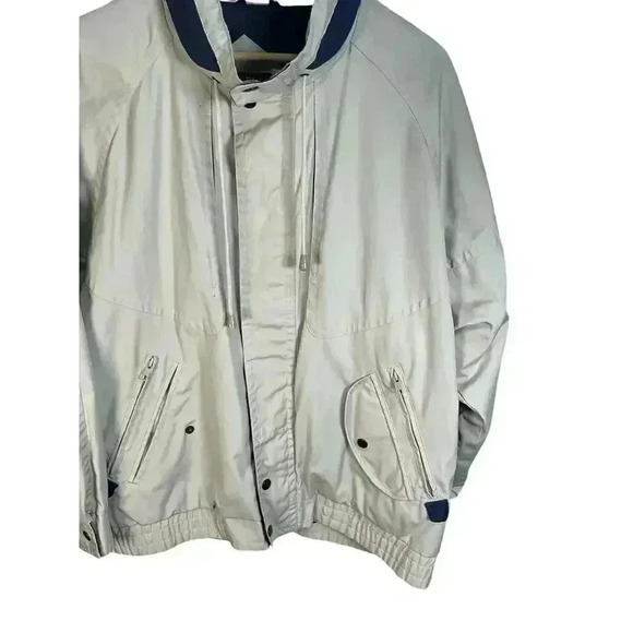 JOHN BLAIR RAIN JACKET HIDEAWAY HOOD MEN'S WINDBREAKER SIZE LARGE - Picture 2 of 9